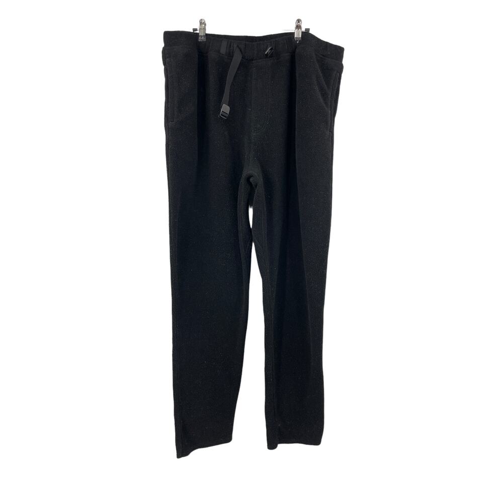 Patagonia Pants Mens XXL Synchilla Snap-T Lightweight Sherpa Fleece Black